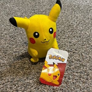 Pokemon Pikachu Plush Toy - Yellow and Black